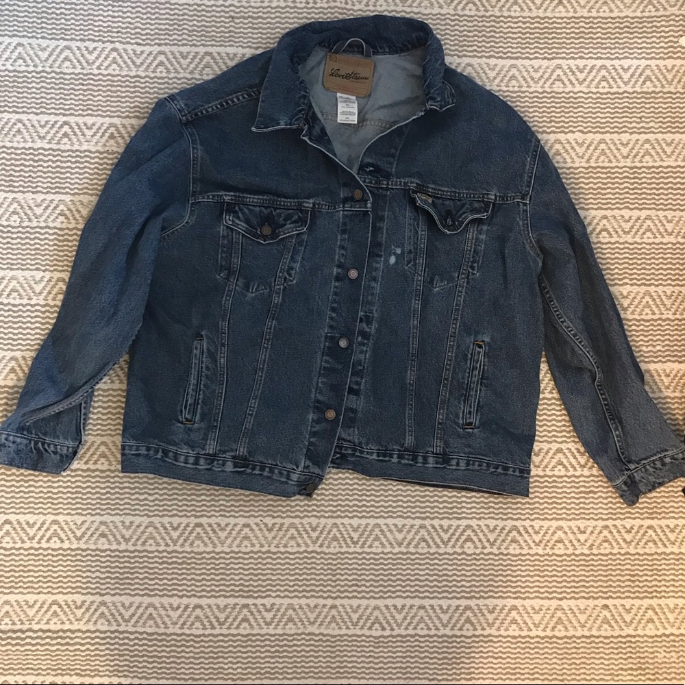 Levi Strauss & Co Oversized Blue Jean Jacket